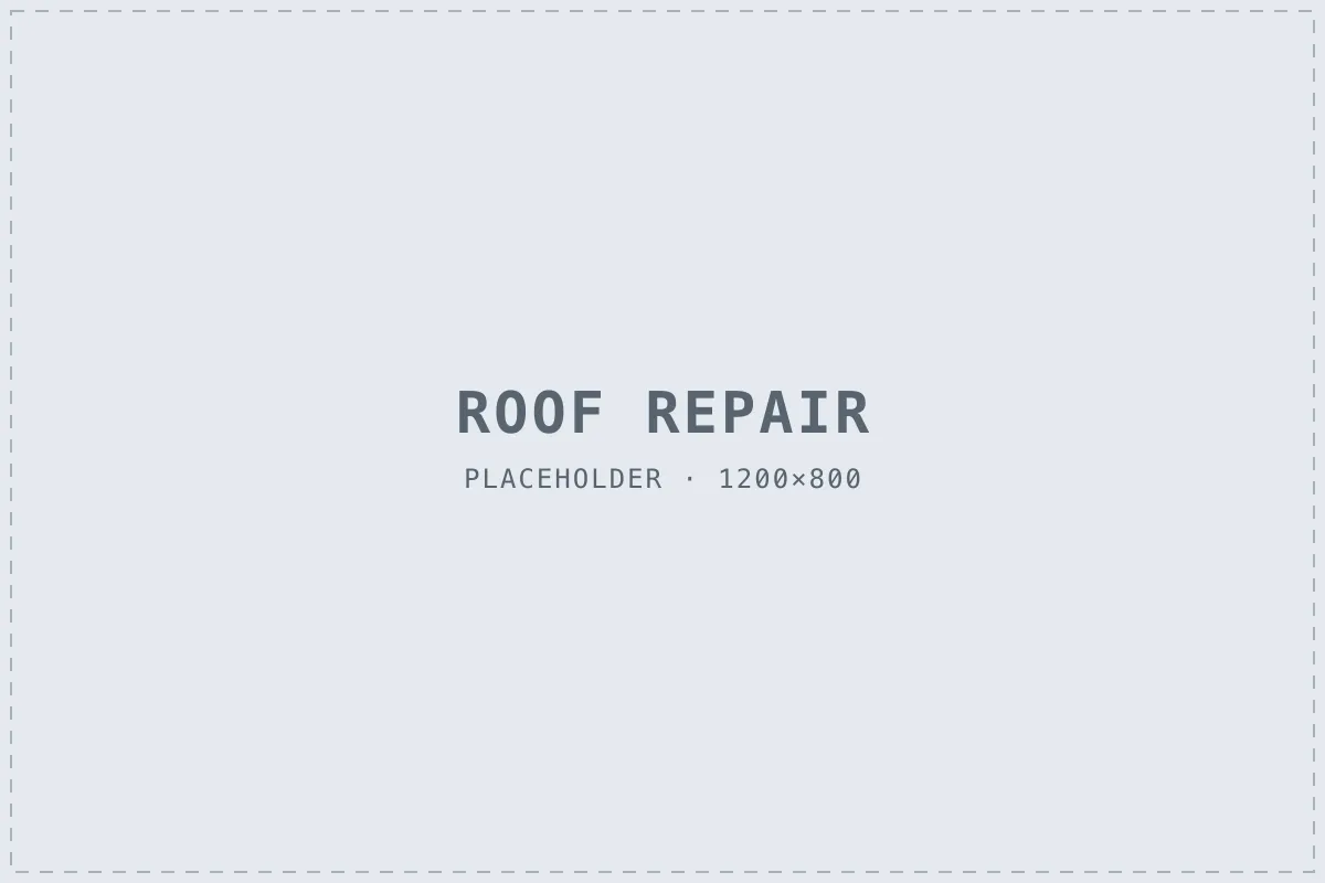 Roof Repair in Anytown ST by EXAMPLE ROOFING CO